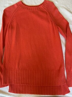 Coral Knit Sweater Top
